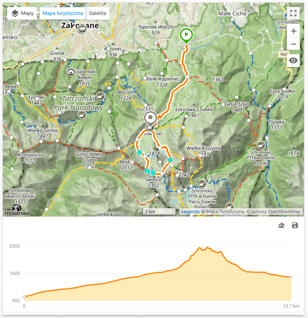 Świnica zimą - Tatry Wysokie